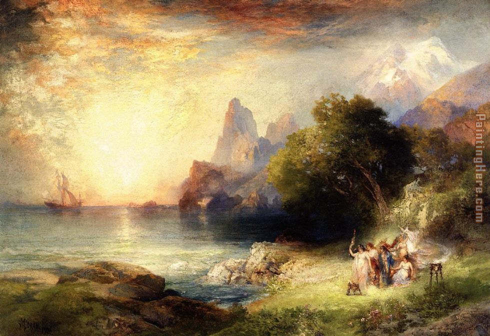 Thomas Moran Ulysses and the Sirens